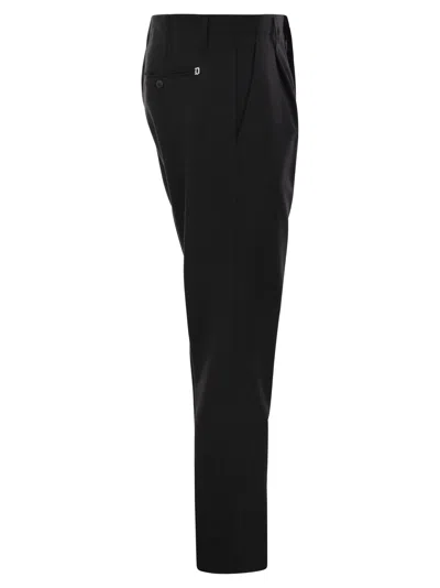 Dondup Belt Loop Casual Pants In Black