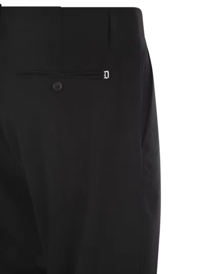 Dondup Belt Loop Casual Pants In Black