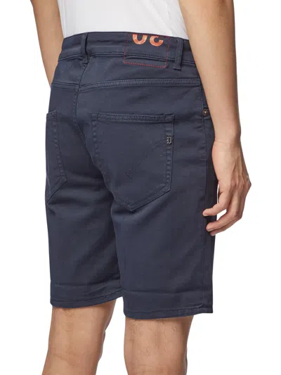 Dondup Belt Loop Shorts In Blue