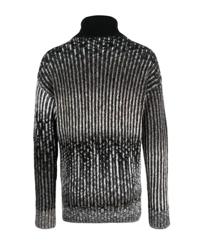 Dondup Zip-fastening Wool-blend Jumper
