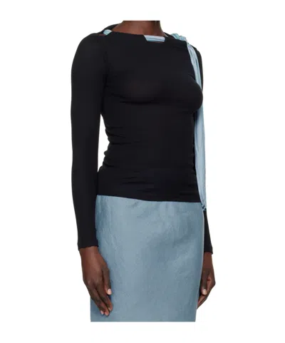Baserange Long-sleeved T-shirt In Black