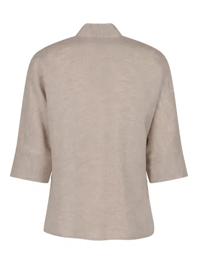 Peserico Button-up Linen Shirt