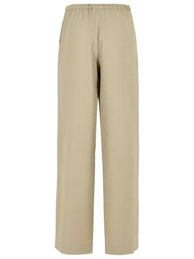 Loulou Studio Straight-leg Casual Pants In Brown