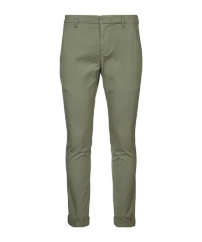 Dondup Rolled Cuffs Trousers Pockets In Green