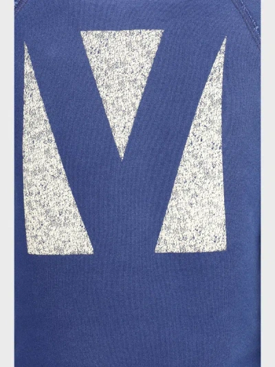 Valentino Long Sleeve Sweatshirt In Blue