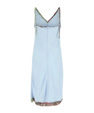 Bottega Veneta Women Light Blue Viscose Blend Dress In Blue