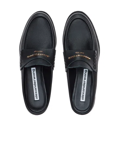 Alexander Wang Black Suede Carter Loafers