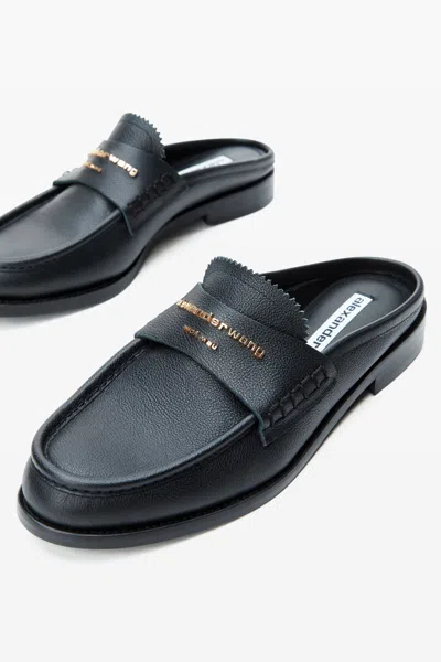 Alexander Wang Black Suede Carter Loafers