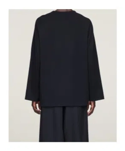 Y-3 Three-stripe Long-sleeve T-shirt In Black