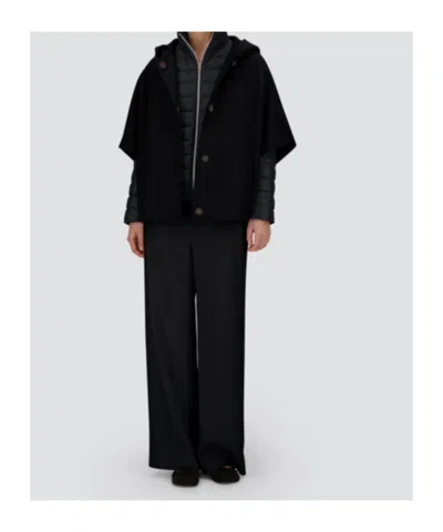 Herno Double Layered Down Jacket In Black