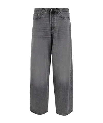 Haikure Grey Cotton Denim Jeans