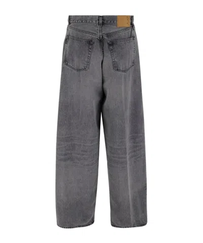 Haikure Grey Cotton Denim Jeans