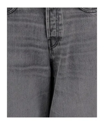 Haikure Grey Cotton Denim Jeans
