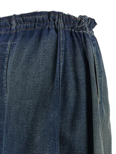 Mm6 Maison Margiela Denim Skirt Skirts Blue
