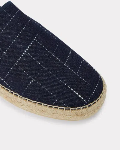 Kenzo Stitch Detailed Slip-on Shoes
