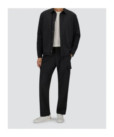 Herno Anthracite Trousers With Cargo Pockets And Belt Loops In Black