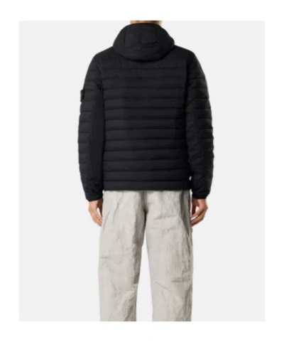Stone Island Seamless Tunnel Nylon Down-tc Jacket In Black