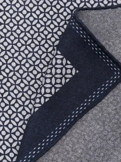 Brunello Cucinelli Geometric-pattern Silk Scarf