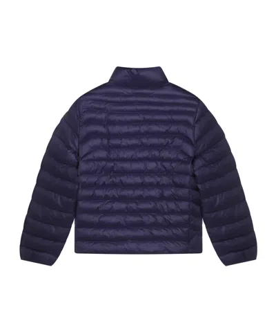 Polo Ralph Lauren Navy Down Jacket In Blue