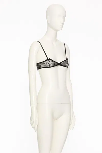 Valentino Lace Lingerie In Black