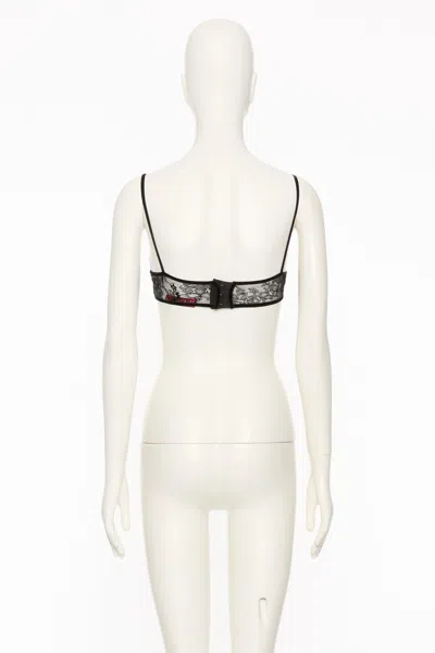 Valentino Lace Lingerie In Black