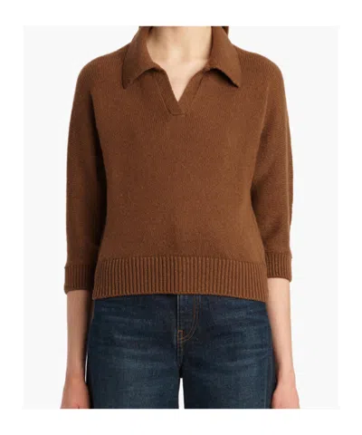 Khaite Herve Cashmere Polo Neck Sweater