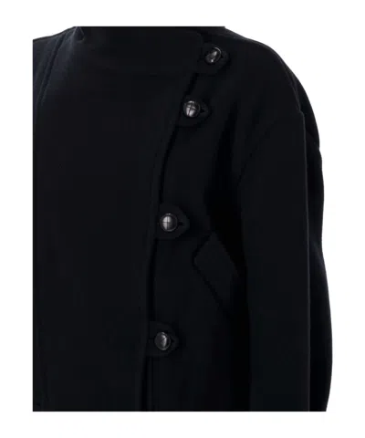 Isabel Marant Long Sleeve Coat In Black