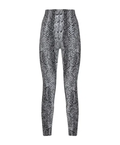 Wolford Python Print High Waist Leggings