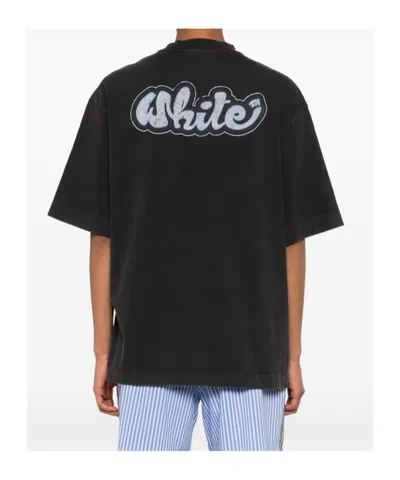 Off-white Handdrawn-script T-shirt