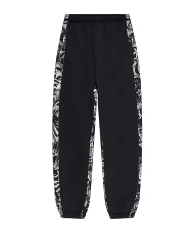 Versace Jeans Elastic Waist Sweatpants In Black