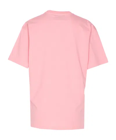 Gucci Logo-printed Short-sleeved T-shirt In Pink