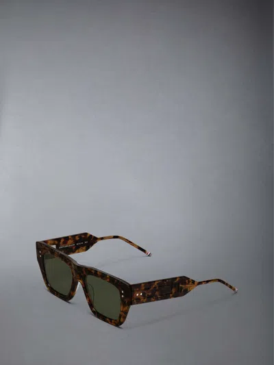 Thom Browne Tortoiseshell Rectangle-frame Sunglasses