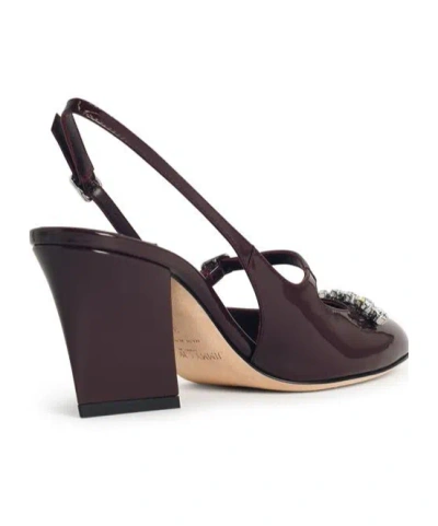 Jimmy Choo Belinda 70 Crystal-embellished Patent-leather Slingback Pumps
