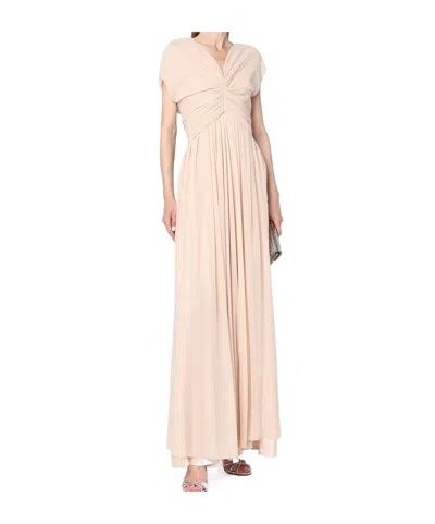 Alberta Ferretti Alberta Ferreti  Light Pink Dress In Silk Georgette