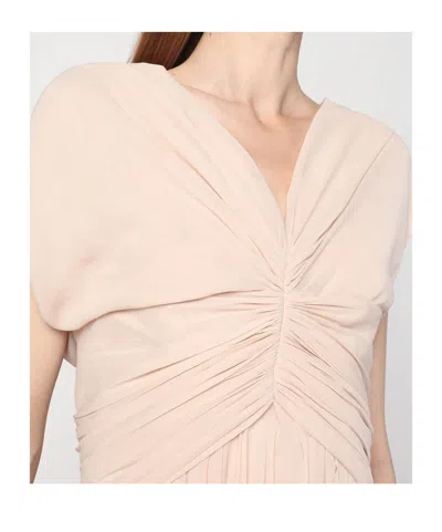 Alberta Ferretti Alberta Ferreti  Light Pink Dress In Silk Georgette