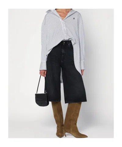 Haikure Five-pocket Denim Shorts