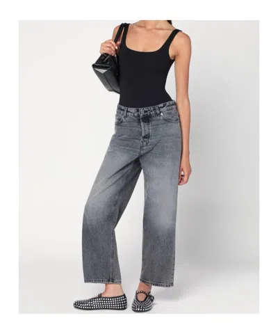 Haikure Grey Washed Effect Jeans