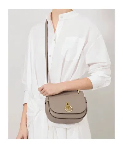 Mulberry Small Amberley Satchel Cashmere Taupe In Brown