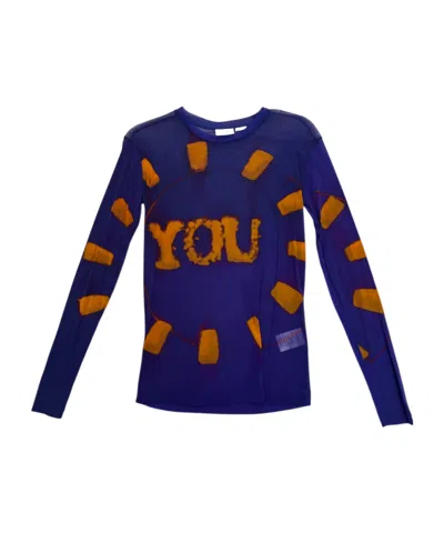 Dries Van Noten Crew Neck T-shirt In Blue