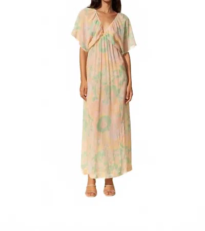 Fete Imperiale Shahnaz V-neck Dress In Fleurs