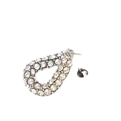 Isabel Marant Ring Earrings With Rhinestones