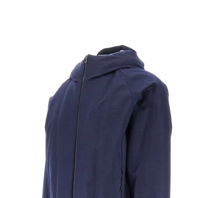 Sease Padded Wool Blouson Jacket In Blue