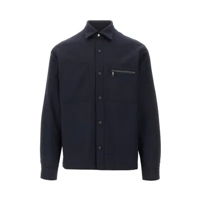 Zegna Padded Techmerino Shirt Jacket