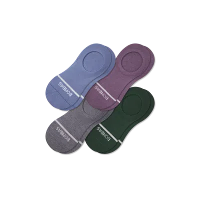Bombas Lightweight Merino Wool Blend No Show Sock 4-pack