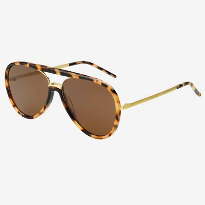 Freyrs Eyewear Women's Shay Sunglasses In Milky Tortoise/brown