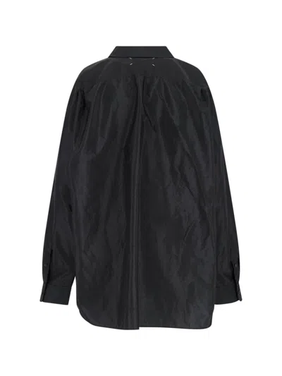 Maison Margiela Casual Shirt With Back Yoke Detail In Black