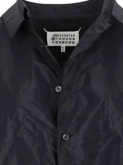 Maison Margiela Casual Shirt With Back Yoke Detail In Black