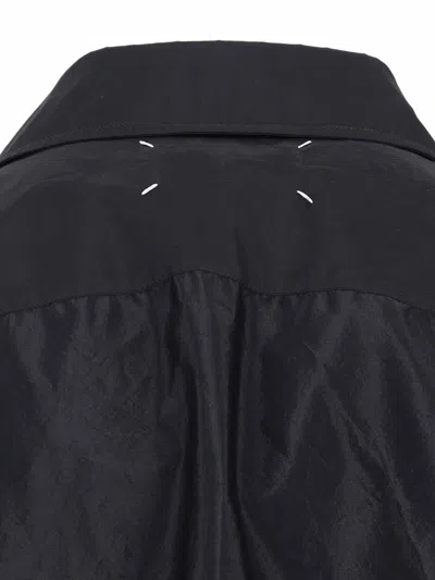 Maison Margiela Casual Shirt With Back Yoke Detail In Black