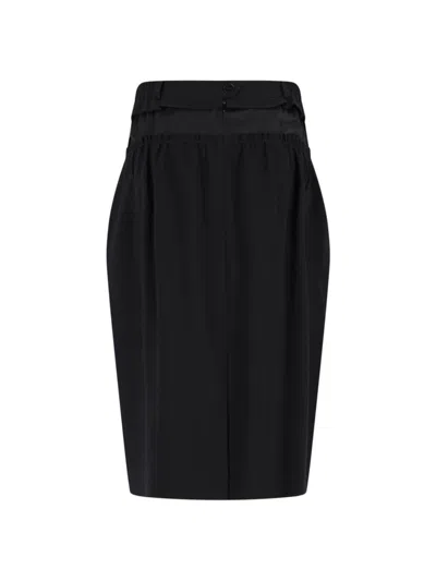 Maison Margiela Knee Length And Midi Skirts In Black