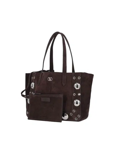 Valentino Nellcôte" Shopping Bag In Brown